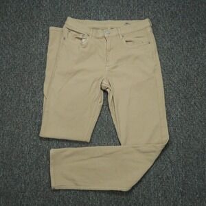 Faherty Pants Men 31x32 Desert Khaki Stretch Terry 5 Pocket Straight *